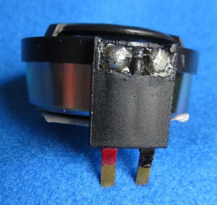 B&W CDM1 (ZZ9989 / ZZ09989) tweeter repair: the connectors of the tweeter