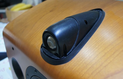 B&W HTM7 tweeter grille verwijderd